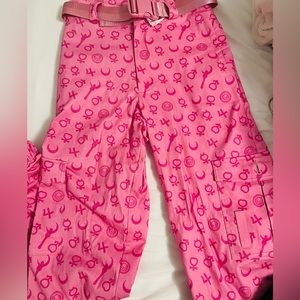 Black milk: sailor guardians planet symbols cargo pants